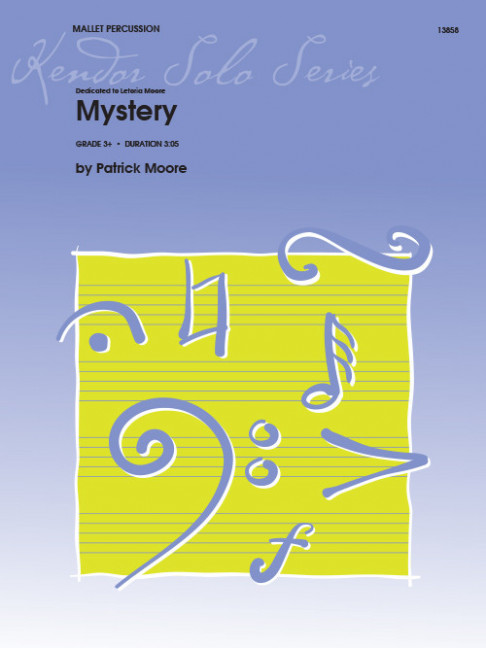 Mystery, for marimba, Separate edition