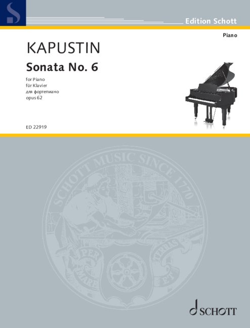 Sonata No. 6 op. 62, for piano