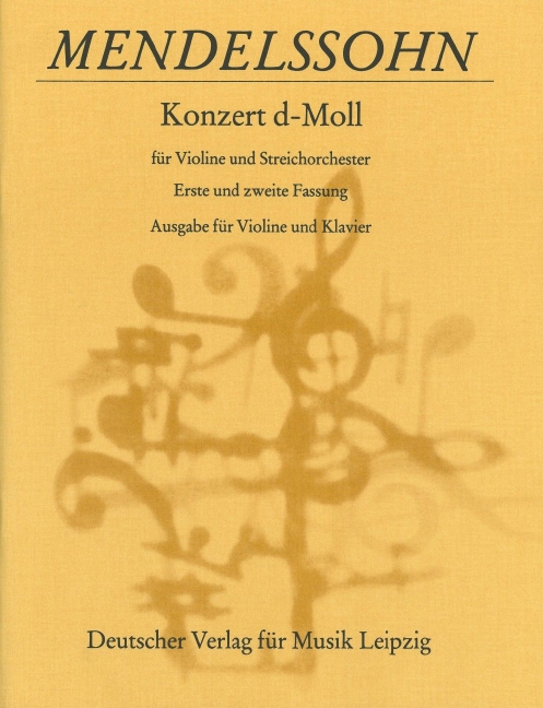 Violinkonzert d-moll MWV O 3, Piano reduction
