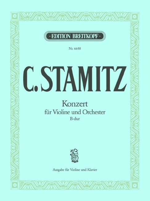 Violinkonzert B-dur, Piano reduction