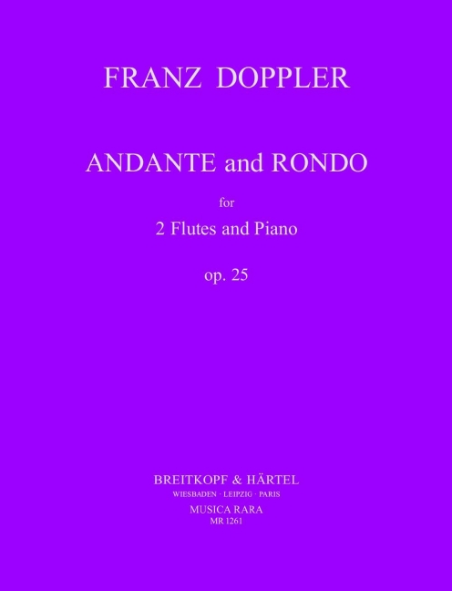 Andante und Rondo, for 2 Flutes and Piano, op. 25