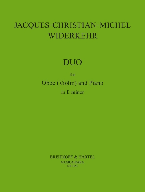 Duo-Sonate e-moll für Oboe und Klavier