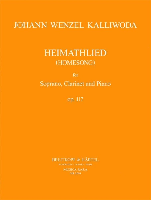 Heimathlied, for soprano, clarinet and piano, op. 117