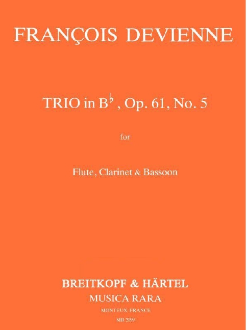Trio B-dur op. 61 Nr. 5, for flute, clarinet and bassoon