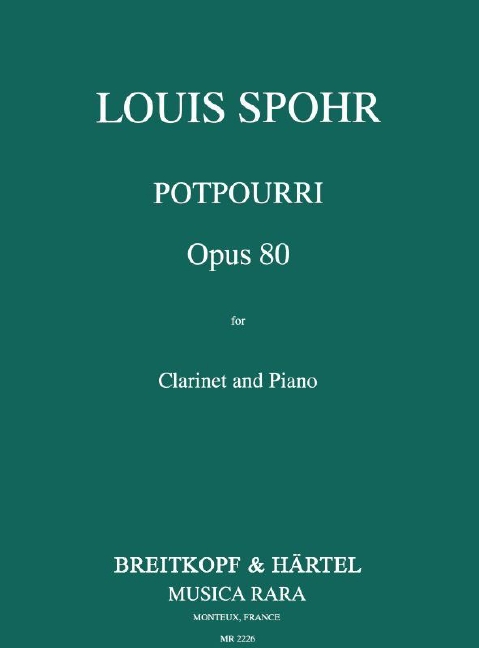 Potpourri op. 80, for clarinet and piano