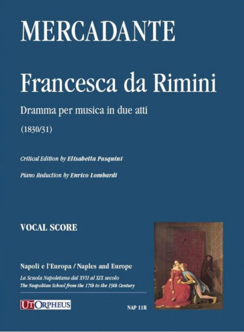 Francesca da Rimini, Dramma per musica in due atti, for soloists, choir and orchestra, Piano reduction