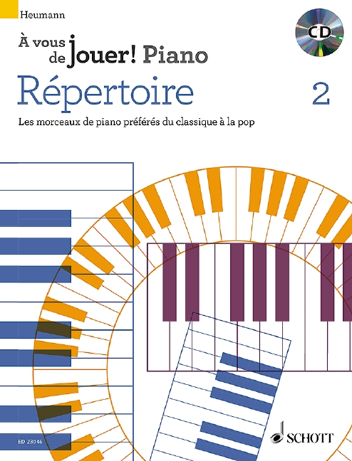 Répertoire 2, Les morceaux de piano préférés du classique à la pop