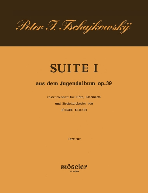 Suite No. 1 op. 39, from the Children's Album, for chamber orchestra, Score