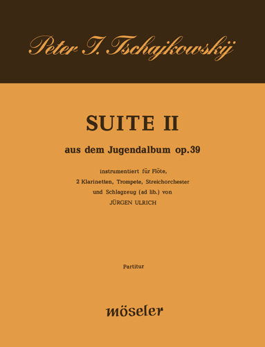 Suite No. 2 op. 39, from the Children's Album, for chamber orchestra, Score