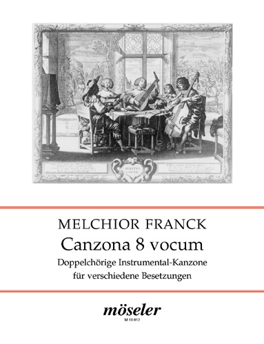Eight-part canzona, Doublechoral instrumental canzona, for recorders (SSAATTBB) or strings, Score