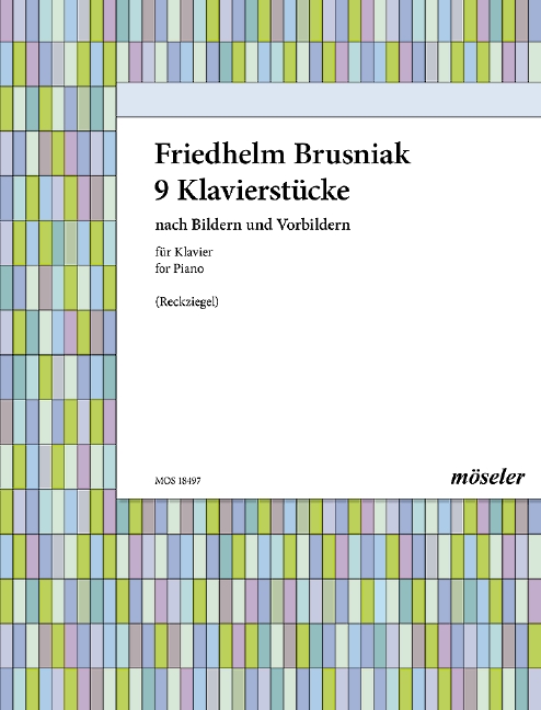 Nine piano pieces, on pictures and models