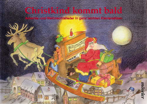 Christ Child will come soon, Advent songs and christmas songs in very easy settings, for piano