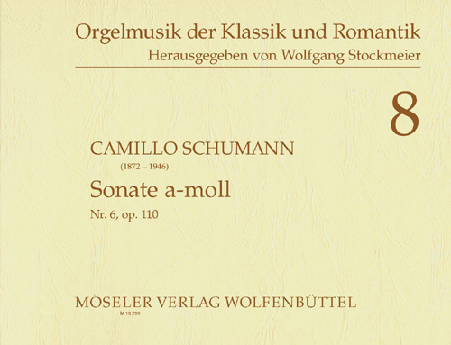 Sonata No. 6 a minor op. 110, for organ