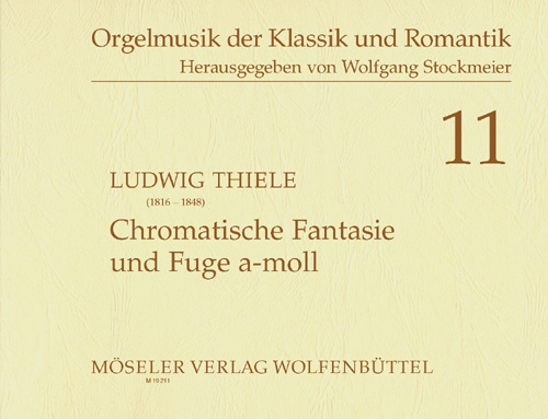 Chromatic fantasia and fugue A minor, for organ