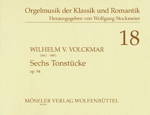 Six tone pieces op. 94, for organ