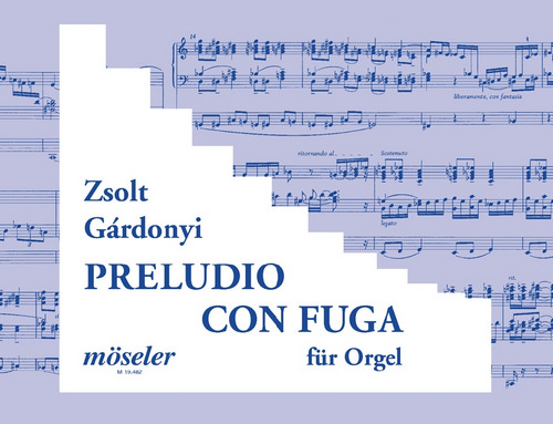 Preludio con fuga, for organ