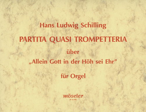 Partita quasi trompetteria, on All glory be to God on high, for organ