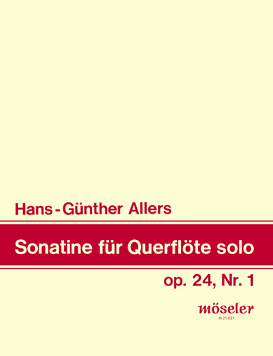 Sonatina op. 24/1, for flute