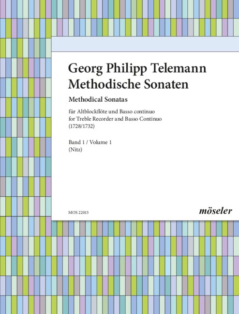 Methodical sonatas Vol. 1, Sonate metodiche, 1728 and 1732, for treble recorder and basso continuo