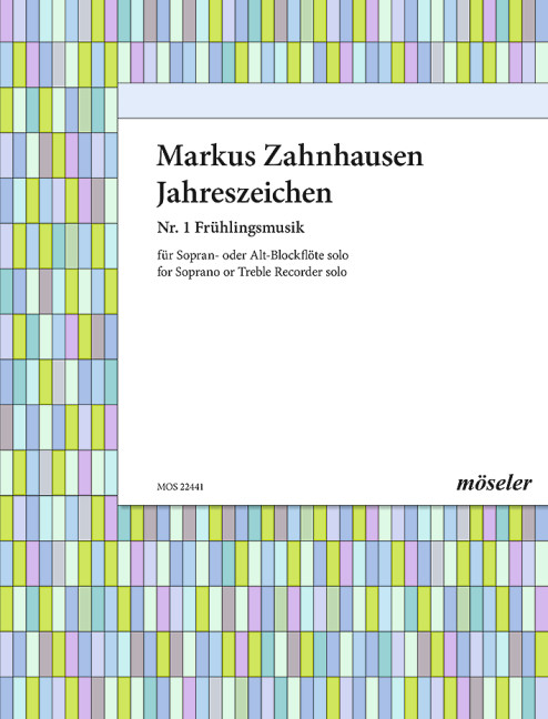 Signs of seasons, No. 1 Spring music, for soprano- or treble recorder