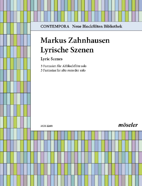 Lyric scenes 1, Three fantasias, for treble recorder