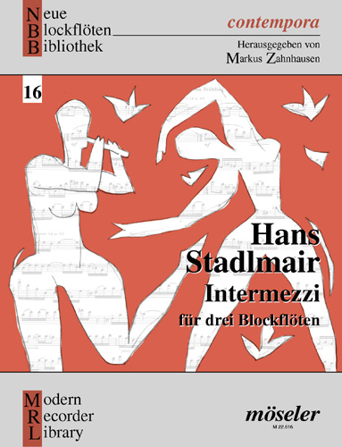 Intermezzi 16, for 3 recorders, Performing score