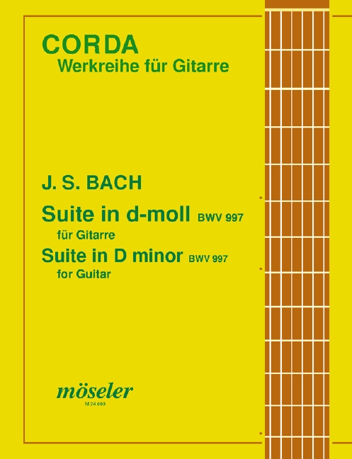 Suite D minor (orig. C minor) BWV 997, for guitar