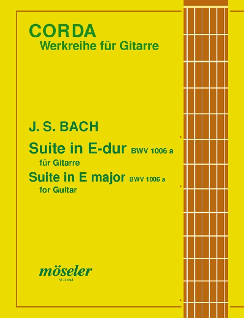 Suite E major BWV 1006a, for guitar