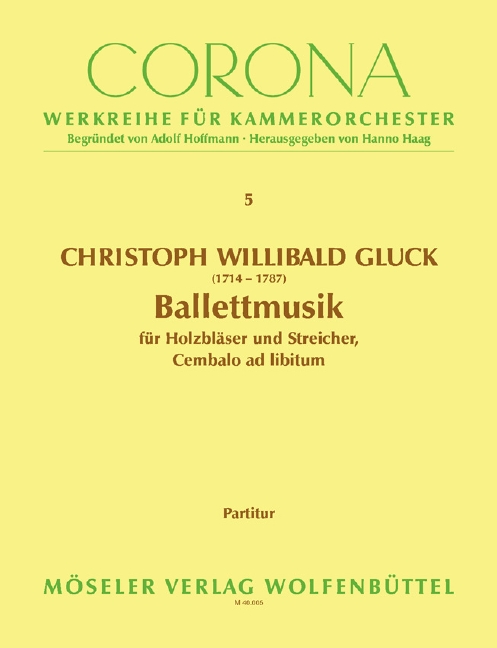 Ballet music, for chamber orchestra, Score