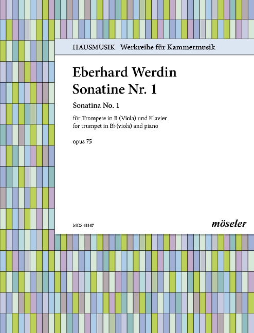 Sonatina no 1 op. 75, for trumpet (viola) and piano