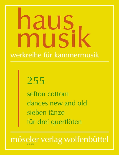 Dances New and Old, 7 Dances, for 3 Flutes, Score and parts