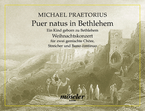 A child is born in Bethlehem, Christmas concerto, for soloists, mixed choir, strings and basso continuo, Score
