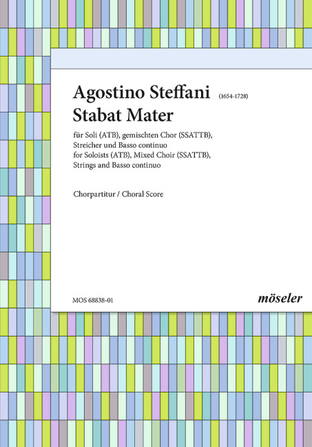 Stabat Mater, for soloists (ATB), mixed choir (SSATTB), strings and basso continuo, Choral score
