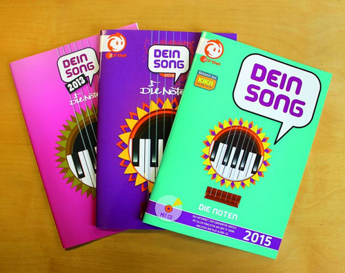 Dein Song 2013, Drei Notenhefte im Bundle, for voice with accompaniment, Package
