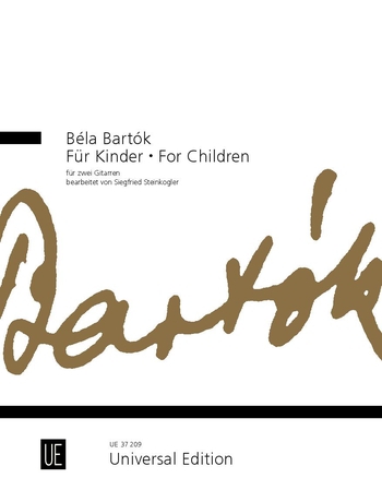 For Children, for two guitars, Performing score