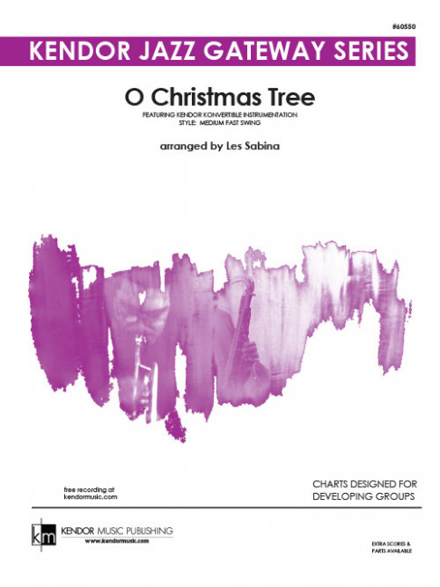 O Christmas Tree, Medium Fast Swing, for Flöte, Klarinette, Horn in F, Tuba, Vibraphon ad lib, Score and parts