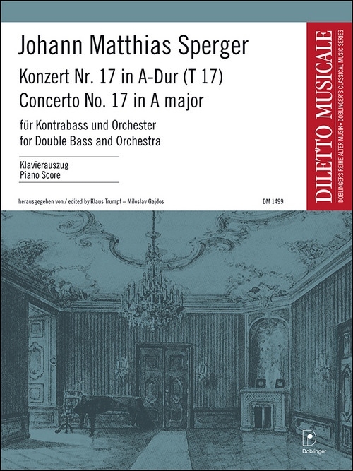Concerto No. 17 in A Major, for double bass and piano, Piano reduction