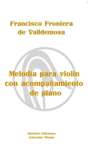 Melodía para violín con acompañamiento de piano