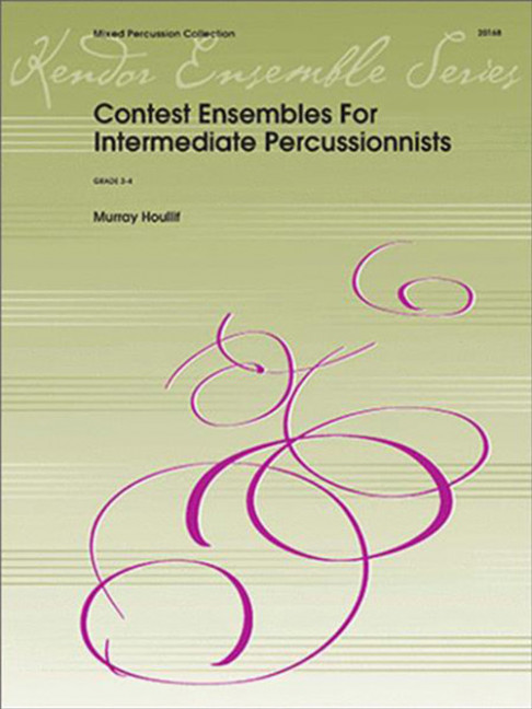 Contest Ensembles for Intermediate Percussionists, Score and parts