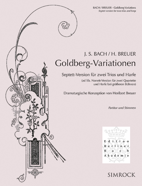 Goldberg-Variationen, Septett-Version für zwei Trios und Harfe