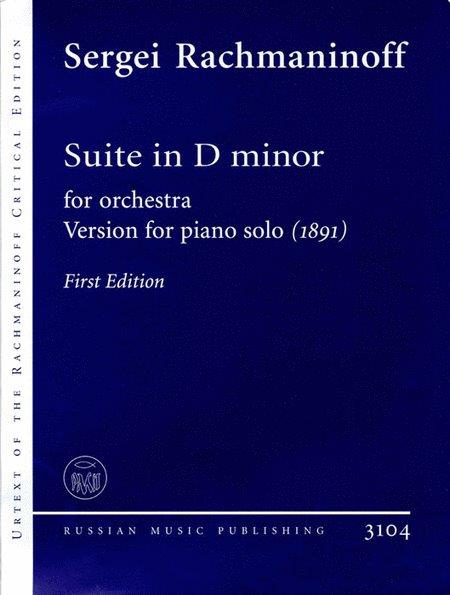 Suite in D minor for Orchestra, Version for Piano Solo