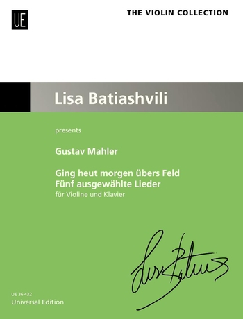 Ging heut morgen übers Feld - Five Selected Songs, for violin and piano, Score