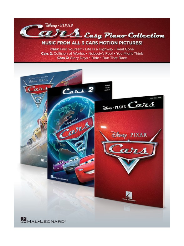 Cars: Easy Piano Collection, Music from all 3 Cars Motion Pictures