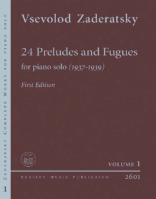 24 Preludes and Fugues Vol. 1, from Complete Works for Piano solo (1937-1939)