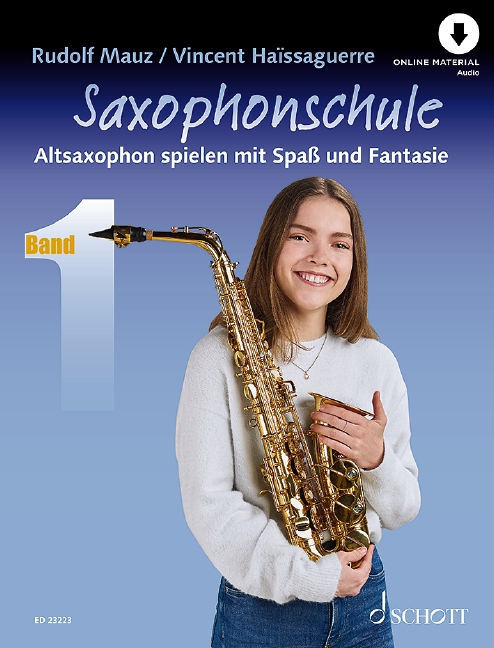 Saxophonschule Vol. 1, Altsaxophon spielen mit Spass und Fantasie