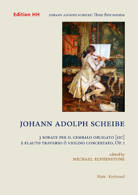 Three Sonatas Op. 1, for flute and piano, Score and part. 9781910359662 Three Sonatas Op. 1, for flute and piano, Score and part. 9781910359662