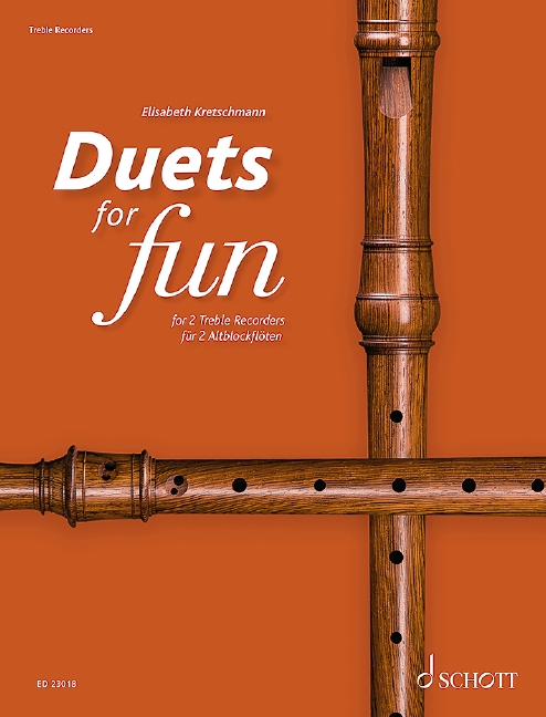 Duets for fun: Treble Recorder, Easy pieces to play together, Performing score