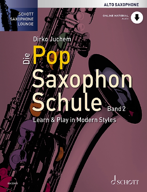 Die Pop Saxophon Schule Vol. 2, Learn & Play in Modern Styles, for alto saxophone