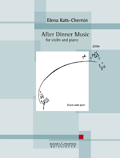 After Dinner Music, for violin and piano, Score and part
