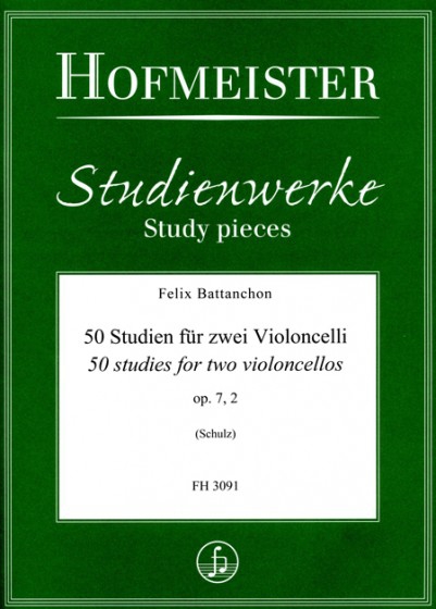 50 studies for two violoncellos p. 7, Vol. 2